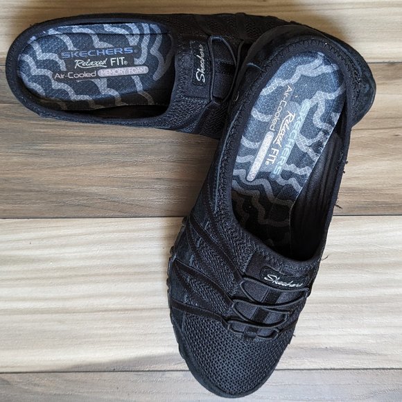 Skechers Women's Relaxed Fit Slip on Sneaker Open Back Sneaker - Black S… - Picture 4 of 10